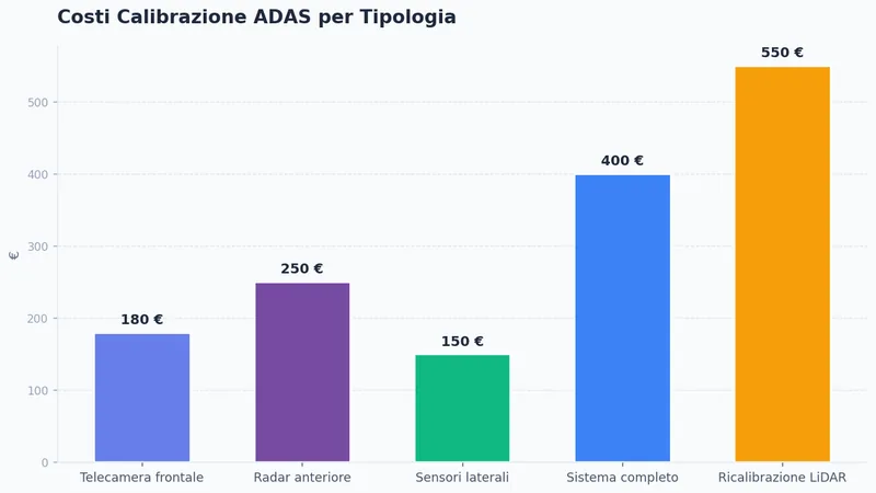 Costi Calibrazione ADAS per Tipologia
