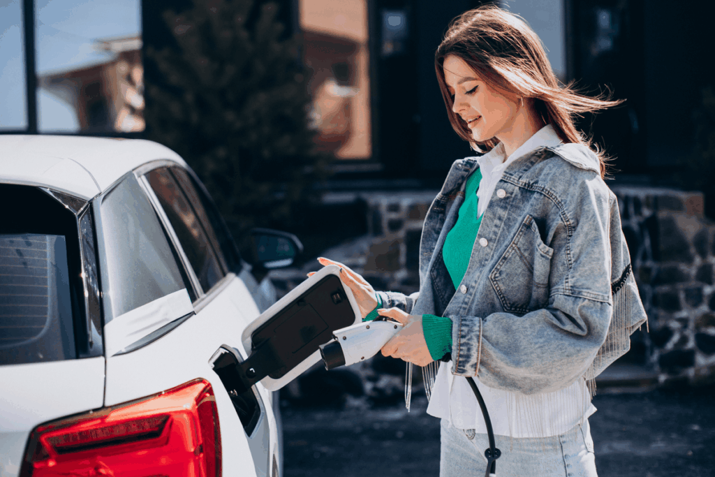ricarica auto elettrica in vacanza